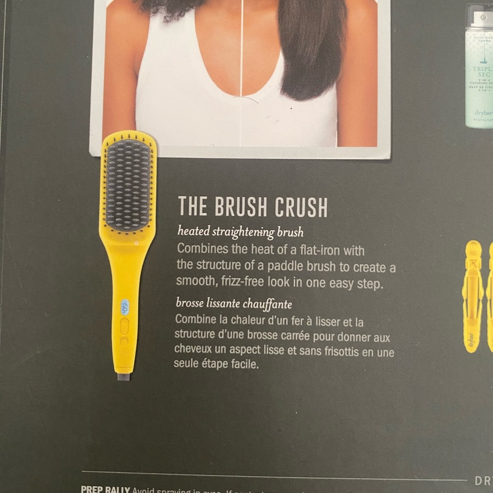 DryBar The Brush Crush NIB and hair clips - Picture 5 of 5